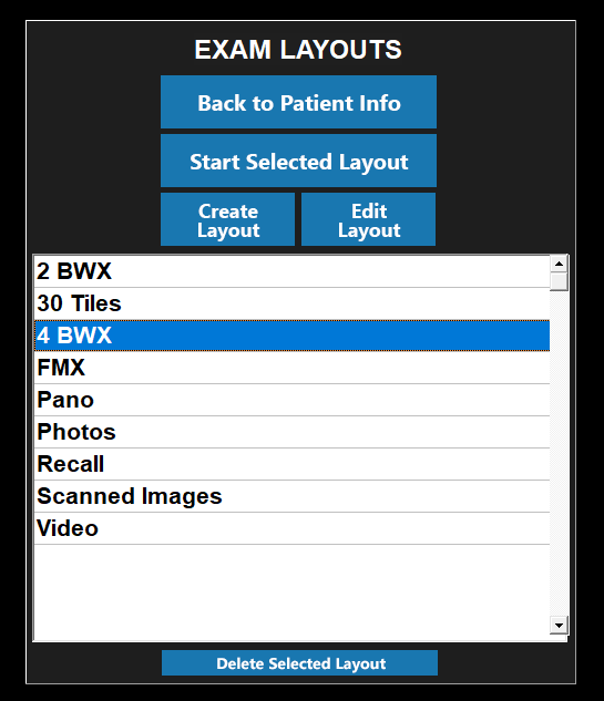 Capture a Series of Radiographs