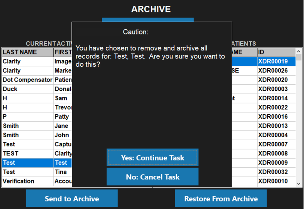 Archive Inactive Patient Accounts